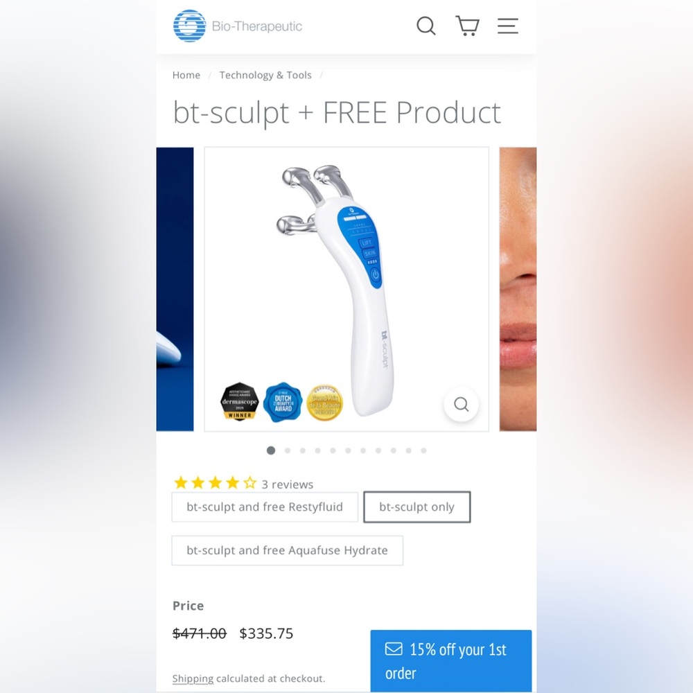 Bio therapeutics by-sculpt device NIB